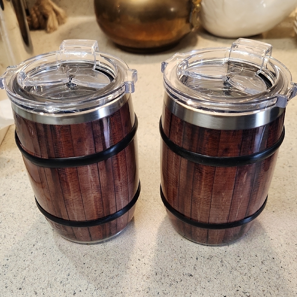 ORCA Brown Barrel-Style Tumblers